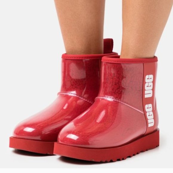 BRAND NEW  UGG Mini Classic II Waterproof Clear Boot Toddler and Big kid/Woman - Picture 2 of 6